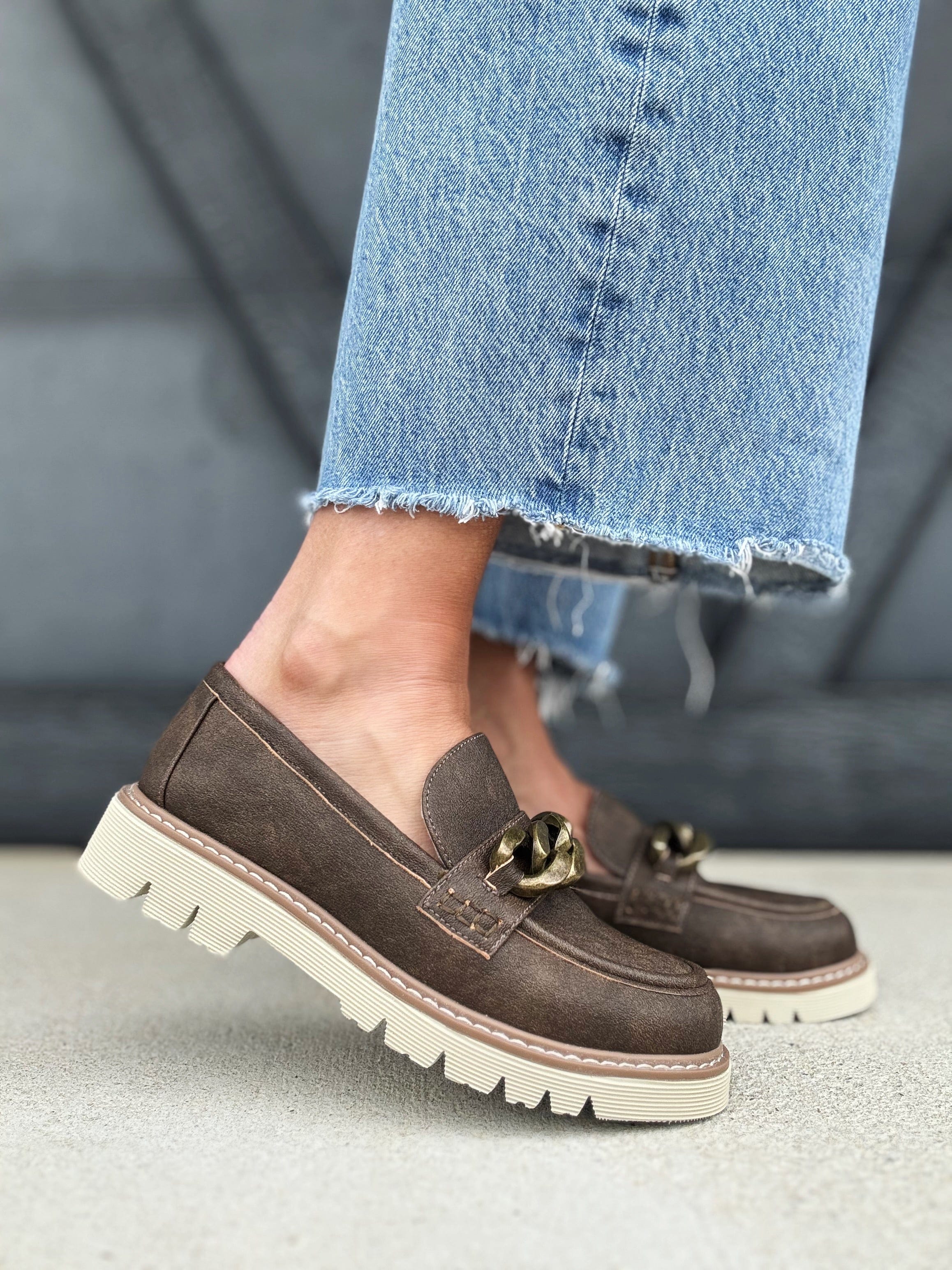 Corkys Not Literally Loafers In Chocolate - Infinity Raine