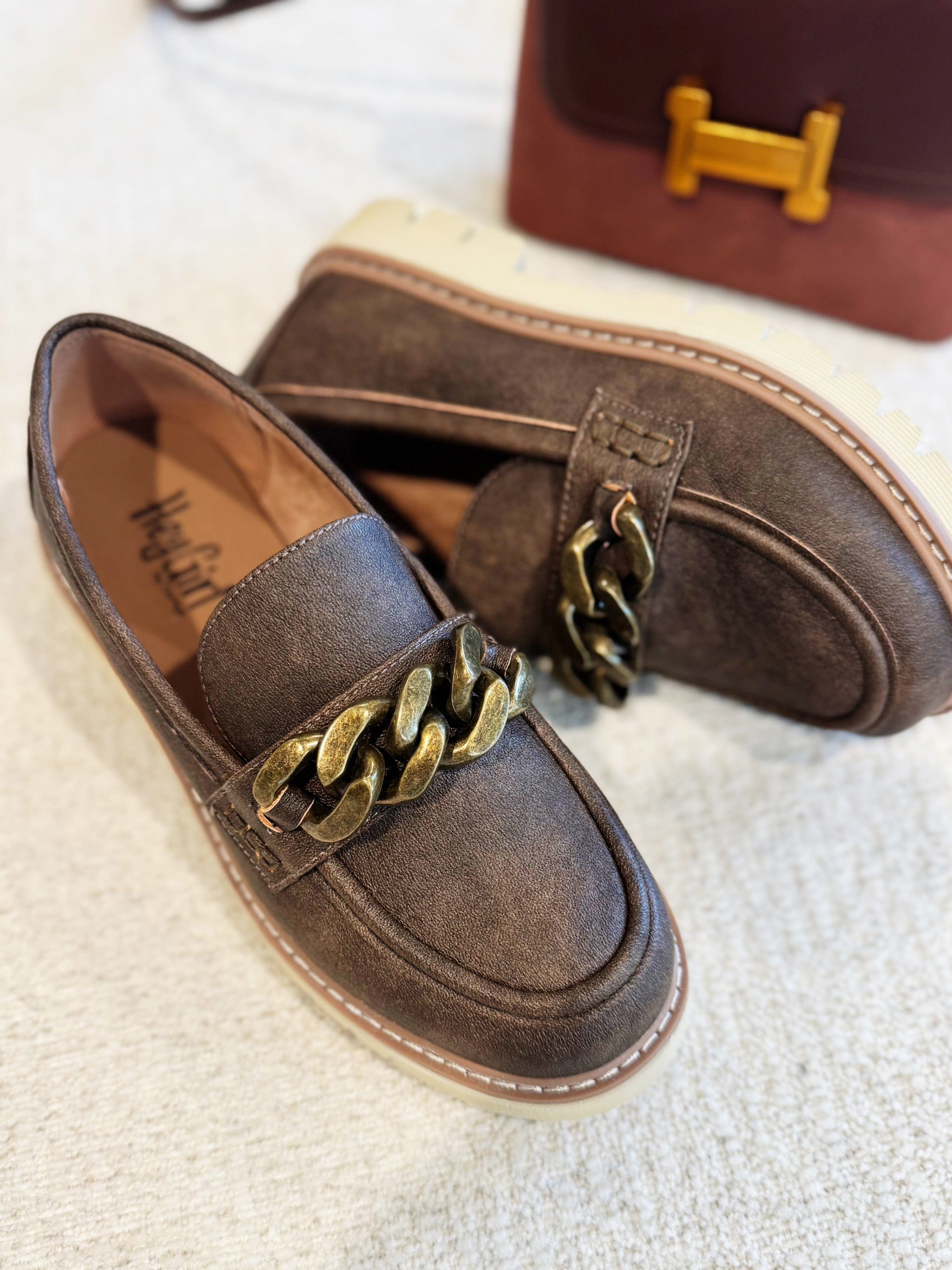 Corkys Not Literally Loafers In Chocolate - Infinity Raine