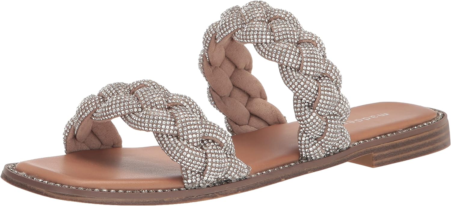 Hey Girl By Corkys Dont Get It Twisted Sandals In Clear Rhinestones - Infinity Raine