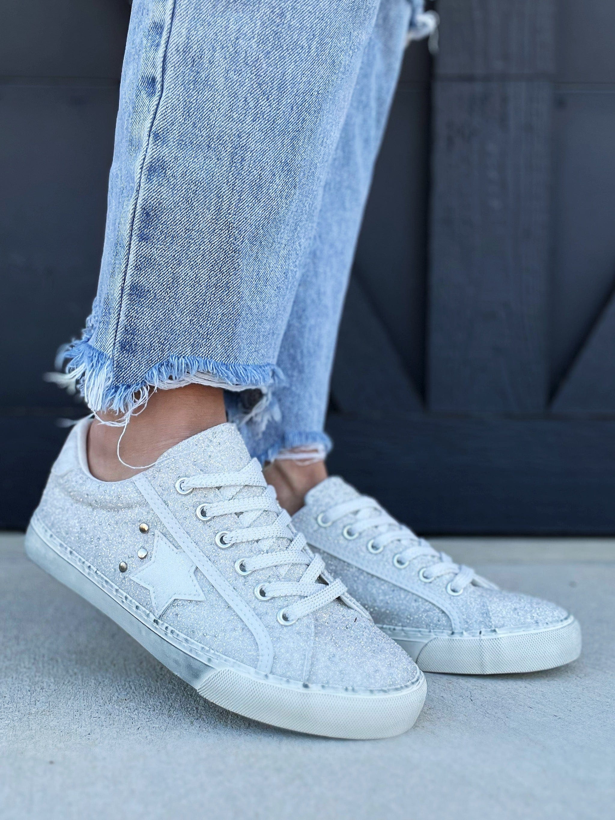 Hey Girl By Corkys Big Dipper Sneakers In Off White - Infinity Raine