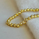 Easton Elle Small Beam Bracelet In Gold - Infinity Raine