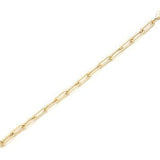 Paperclip Link Bracelet In Gold - Infinity Raine