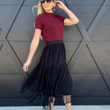 French Connection Tops - Blouses French Connection Vhari Top In Cabernet
