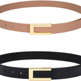 Leather Skinny Dress Belt-More Colors - Infinity Raine