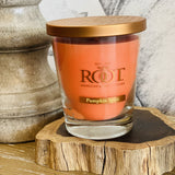 Large Veriglass Root Candle-Pumpkin Spice - Infinity Raine