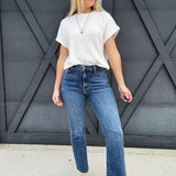 L.T.J Sicily Scissor Cut Jeans - Infinity Raine