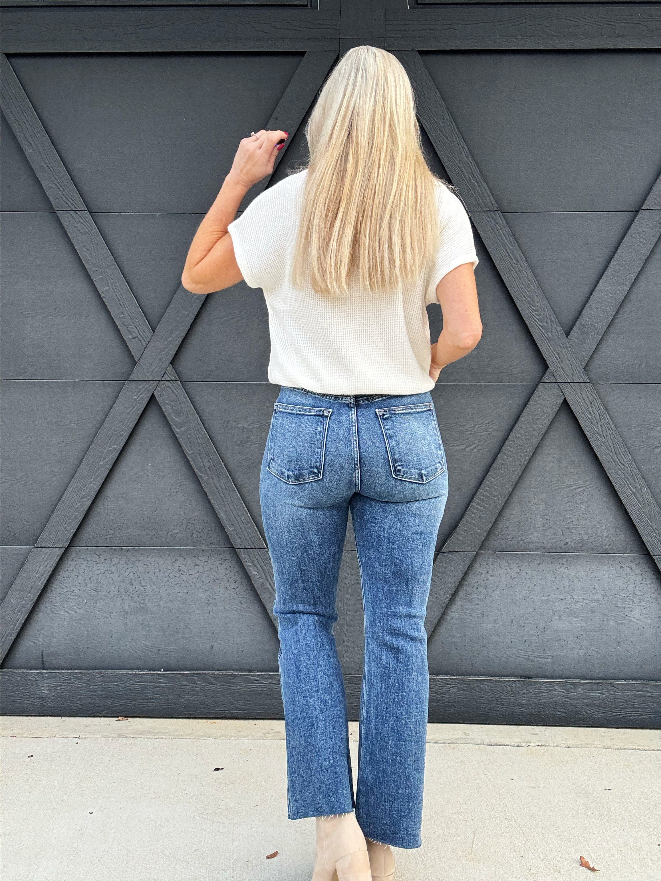 L.T.J Sicily Scissor Cut Jeans - Infinity Raine