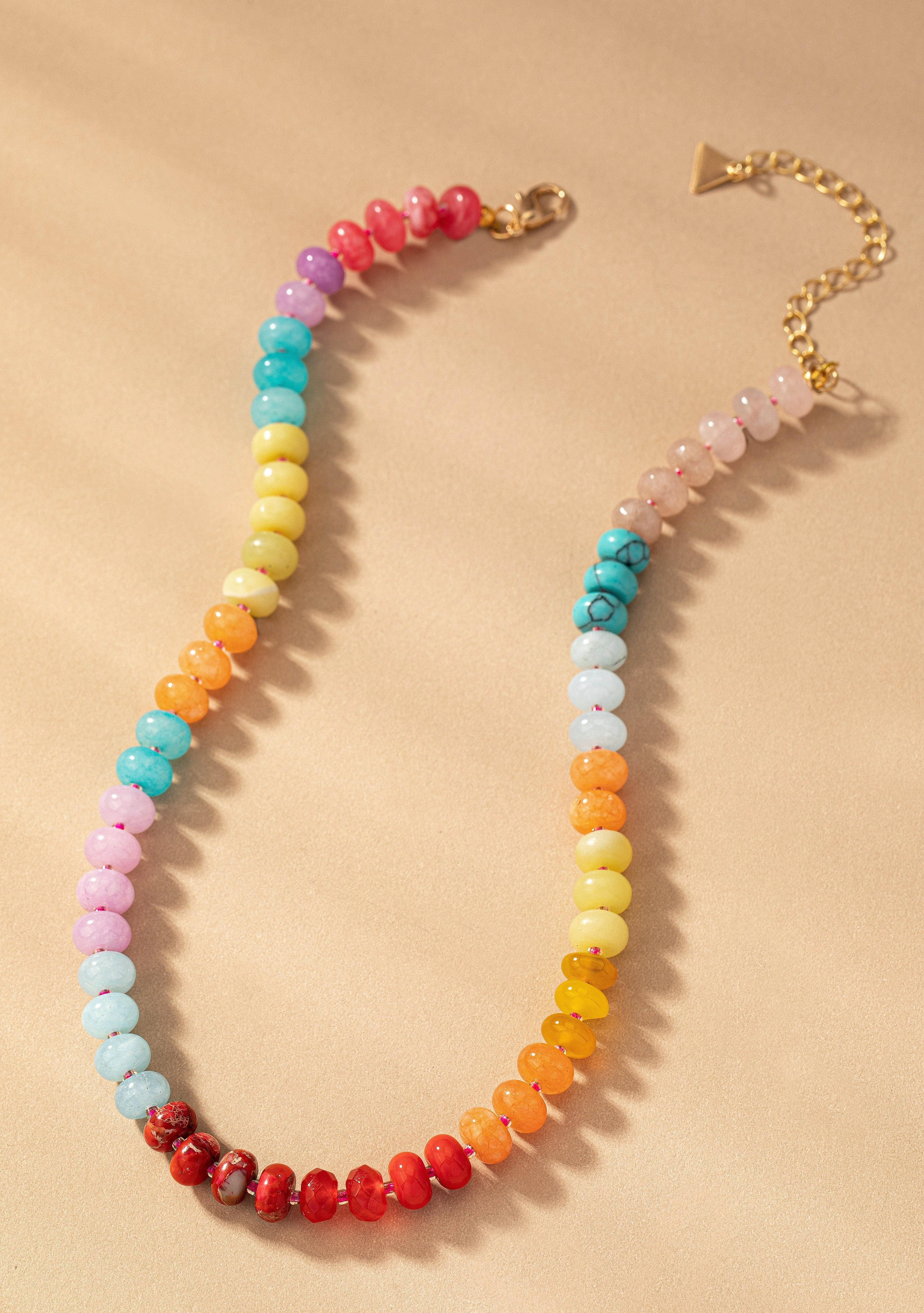 Natural Agate Beaded Necklaces - Infinity Raine