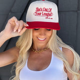 She's Out Of Your League Trucker Hat - Infinity Raine
