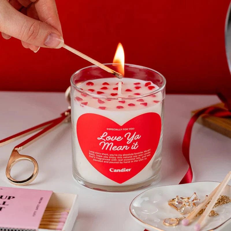 DEICA LOVEキャンドル＆トレイ Love Ya, Mean It Candle – Infinity Raine