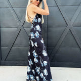 Lulus Dresses Cori Cross Back Maxi Dress In Black