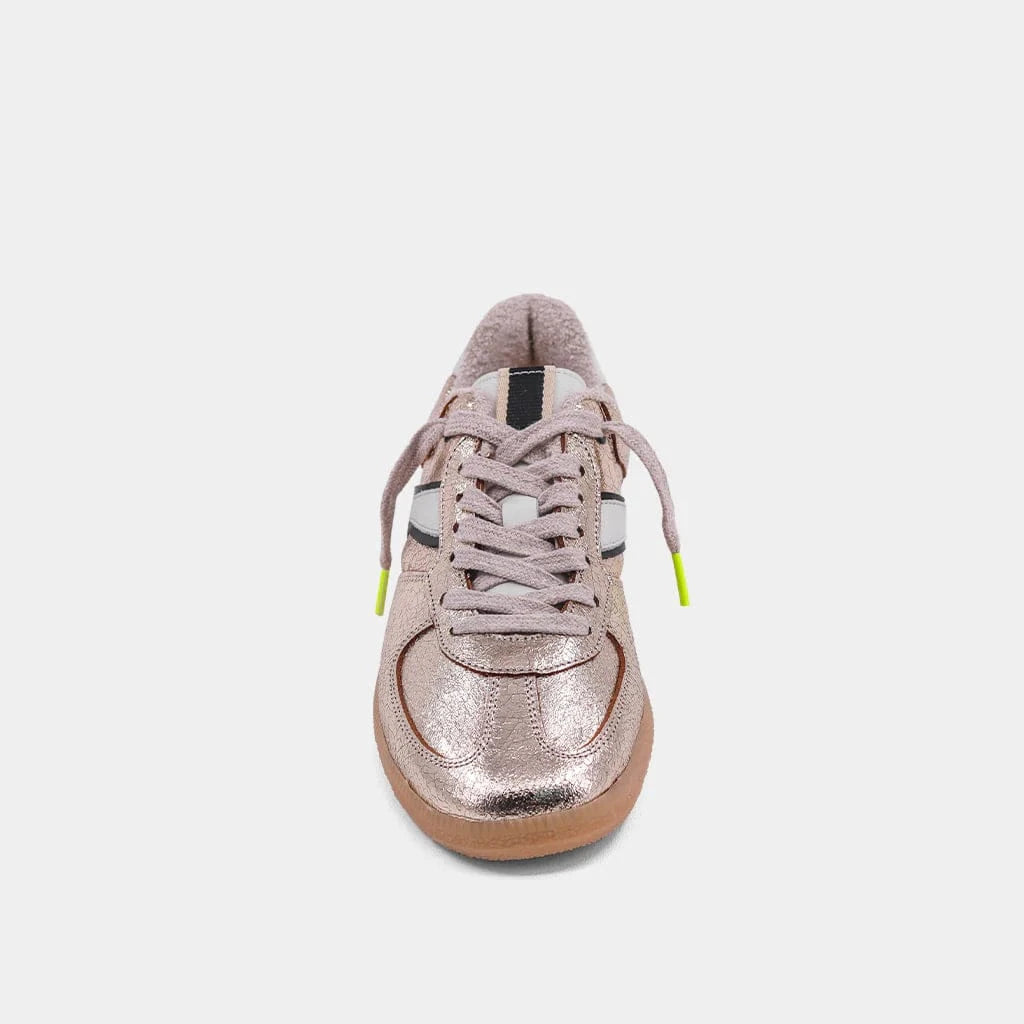 Shu Shop Sylvia Sneaker In Gold - Infinity Raine