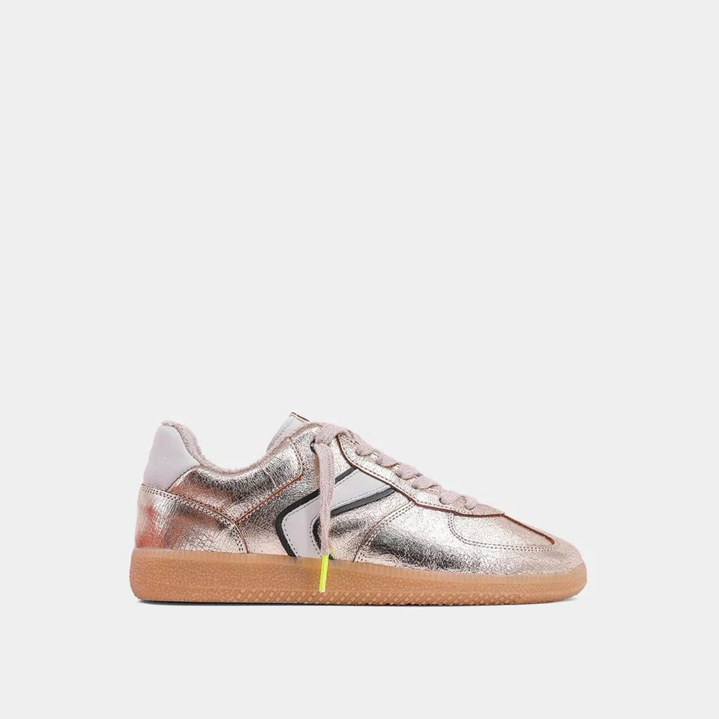 Shu Shop Sylvia Sneaker In Gold - Infinity Raine