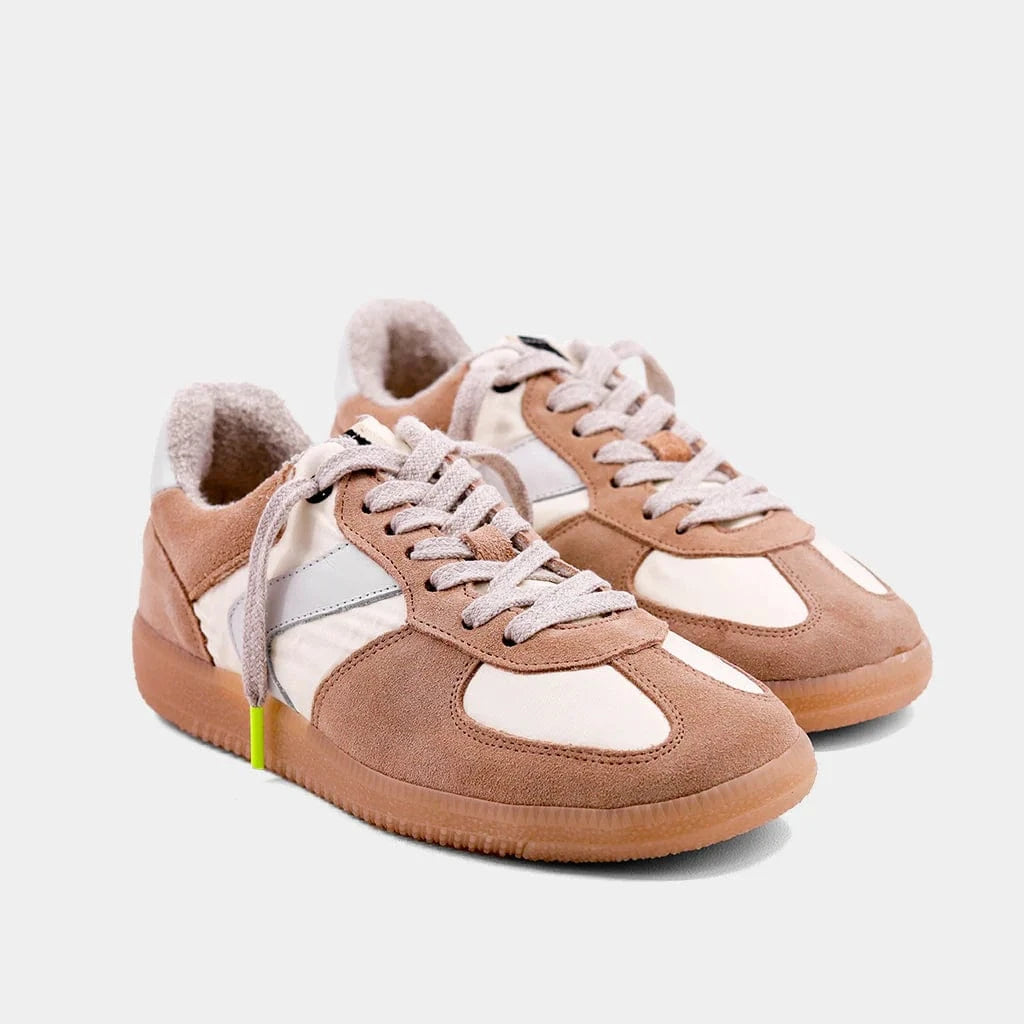 Shu Shop Sylvia Sneaker In Beige Suede - Infinity Raine