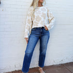 So Me Tops - Sweaters Daisy Sweater Top In Oatmeal