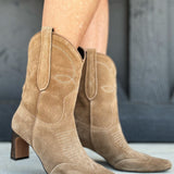 Steve Madden Josefine Suede Western Booties - Infinity Raine