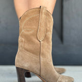 Steve Madden Josefine Suede Western Booties - Infinity Raine