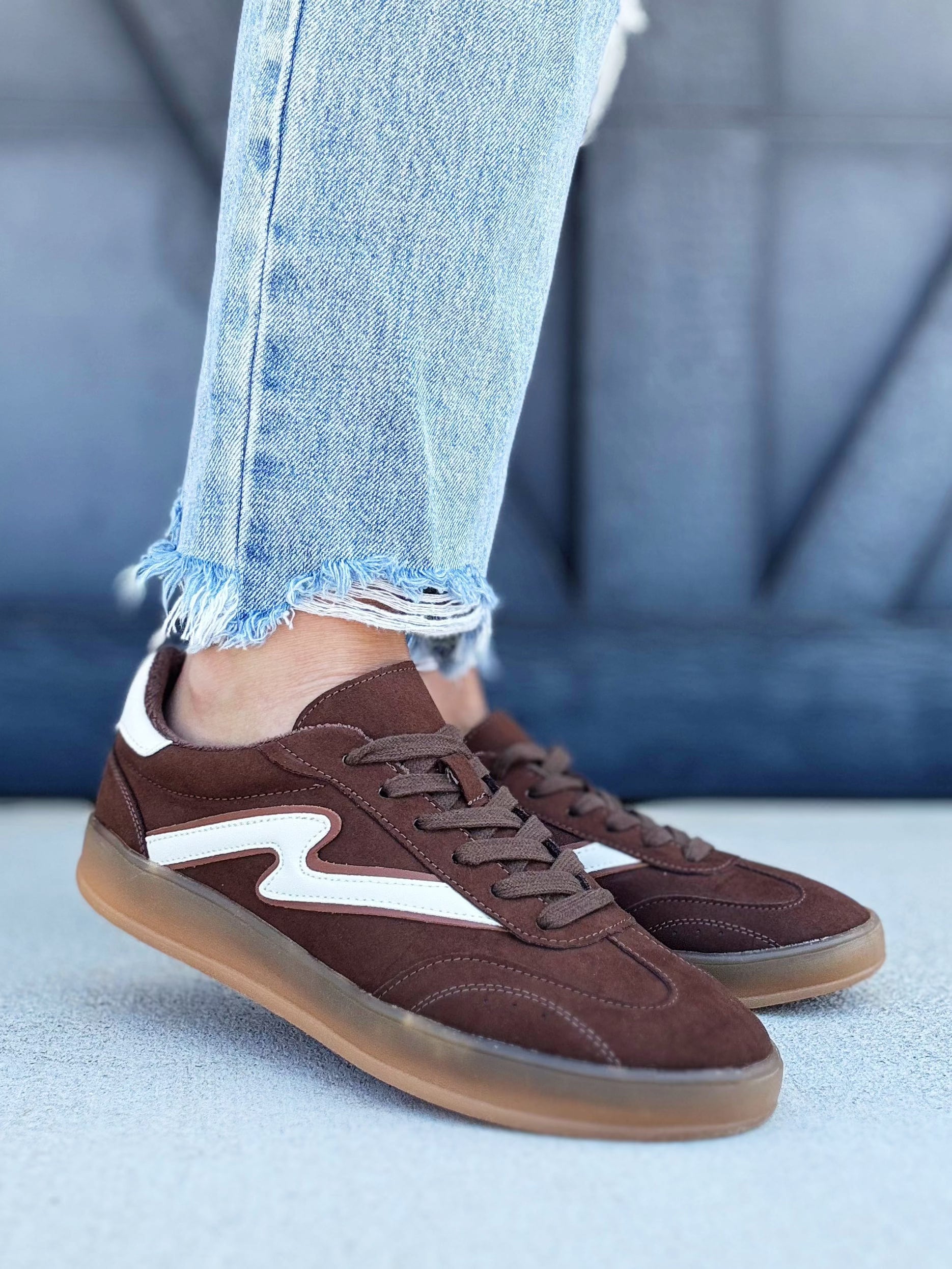 Madden Girl Giia Sneaker In Brown - Infinity Raine