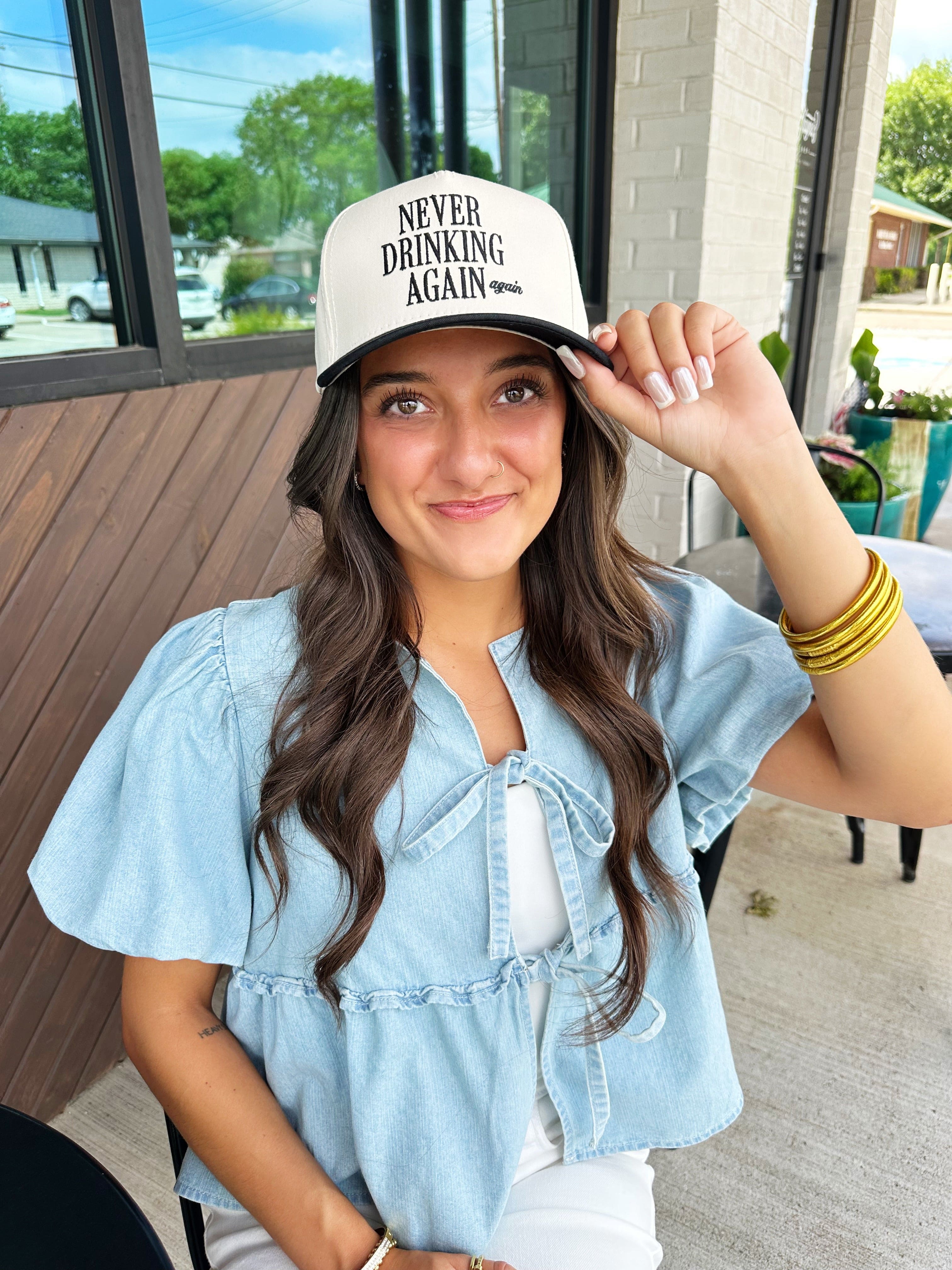 Never Drinking Again Trucker Hat - Infinity Raine