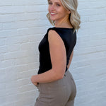 The Workshop Studio Tops - Blouses Asymmetrical Top In Black