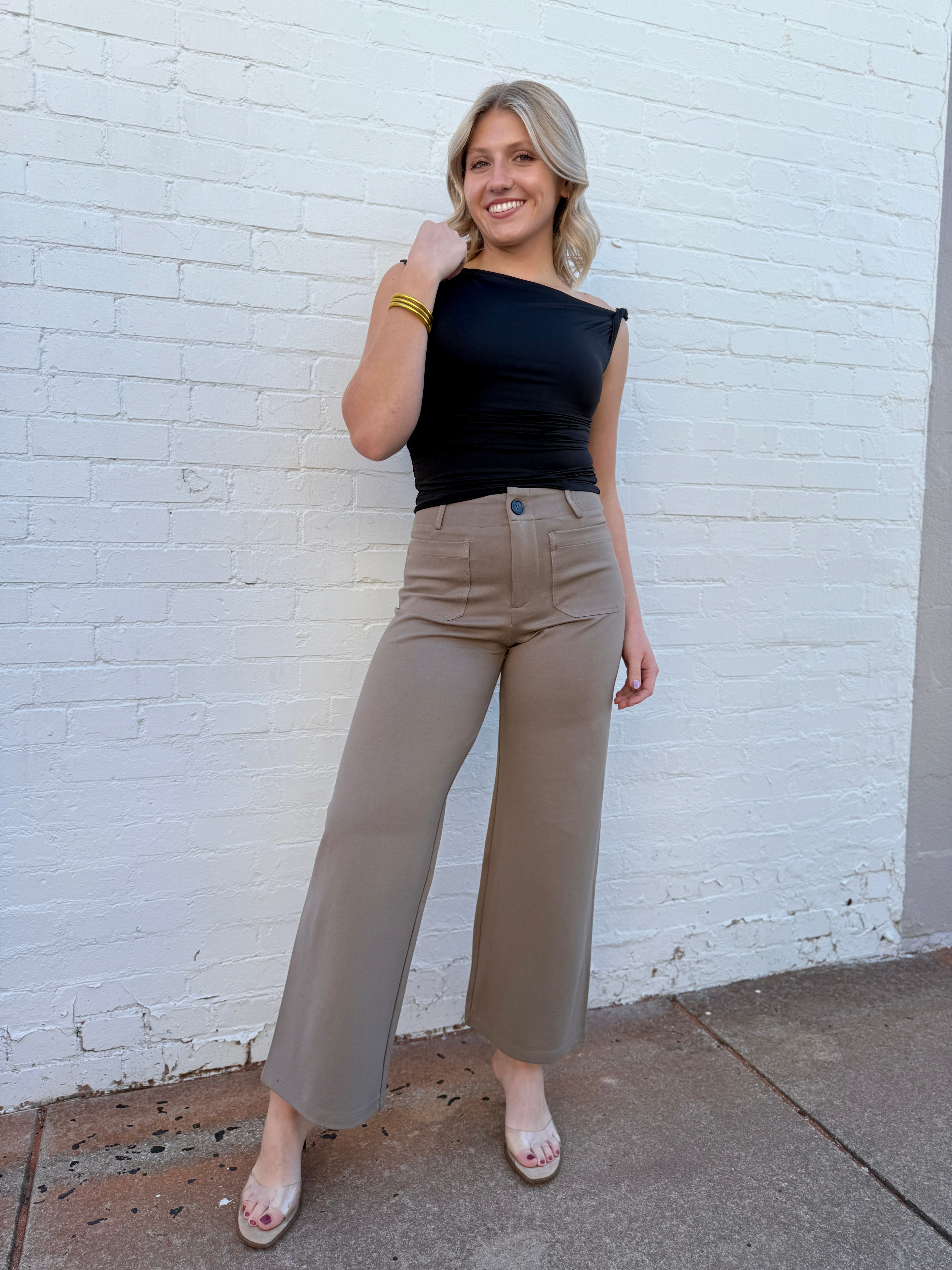 The Workshop Studio Tops - Blouses Asymmetrical Top In Black