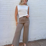The Workshop Studio Tops - Blouses Asymmetrical Top In Ivory