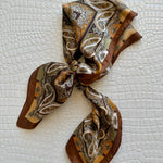 Chic Accent Scarf In Cocoa - Infinity Raine