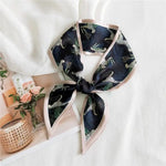 Soft Silky Skinny Twilly Scarf Necklace Wrap - Infinity Raine