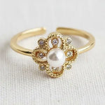 Regal Vintage-Inspired Gemstone Ring - Infinity Raine