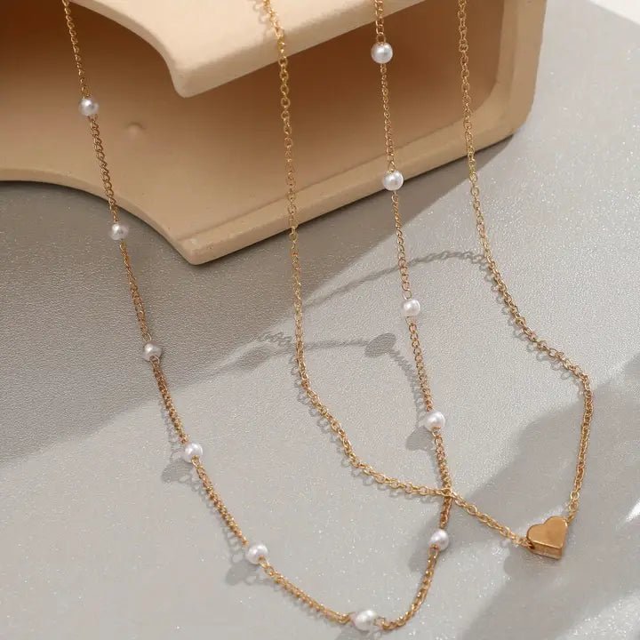 18K Stainless Steel Tarnish Free Layered Necklace In Gold - Infinity Raine
