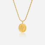 18K Stainless Steel Tarnish Free Rose Necklace In Gold - Infinity Raine