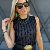 My Lady Lace Tank In Midnight - Infinity Raine