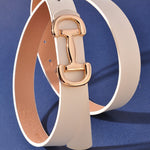 Horse Bit Buckle Skinny Belt - Infinity Raine