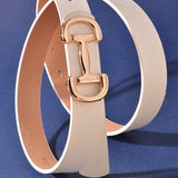 Horse Bit Buckle Skinny Belt - Infinity Raine