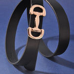Horse Bit Buckle Skinny Belt - Infinity Raine