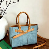 Denim Pocket Patch Tote Bag In Light - Infinity Raine