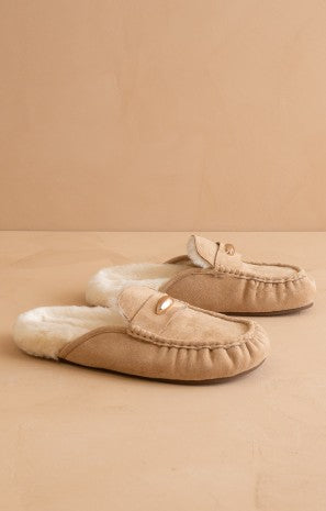 The Hayden Fur Lined Mule Loafer - Infinity Raine
