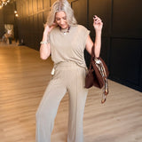 Tommy Pull On Pant In Taupe