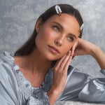 Bridgerton X Kitsch Creaseless Clips in Toile in Bloom - Infinity Raine