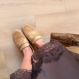 Corkys Loafer She's A Keeper In Camel Faux Suede