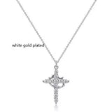 Cross With Crown Necklace - Infinity Raine