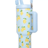 38oz Zesty Lemons Tumbler - Infinity Raine