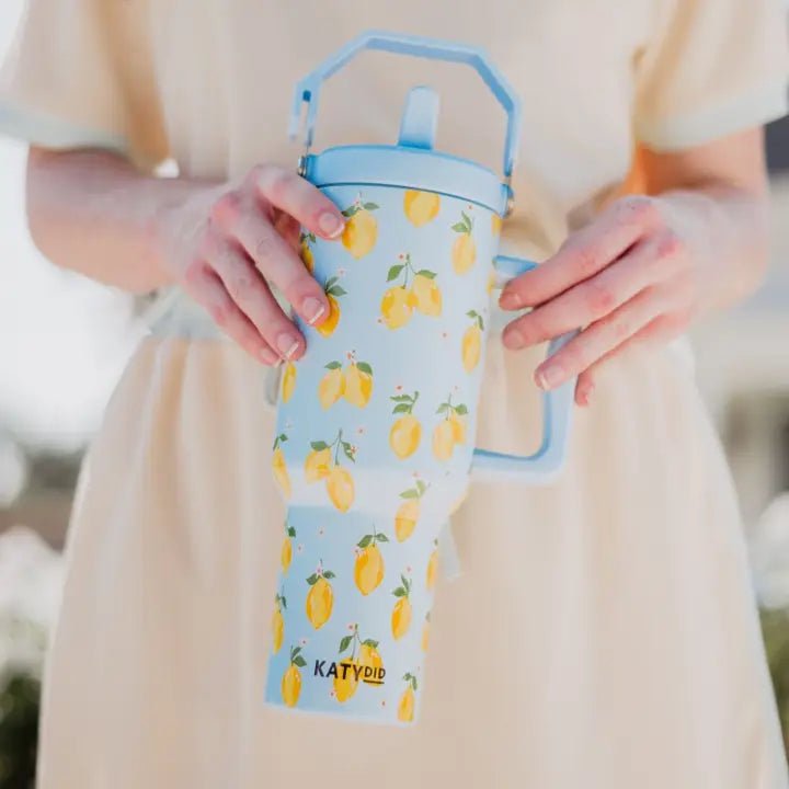 38oz Zesty Lemons Tumbler - Infinity Raine