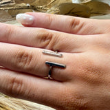 I Am Worthy Double Bar Ring