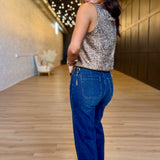 Charisma Tie Hem Top In Bronze