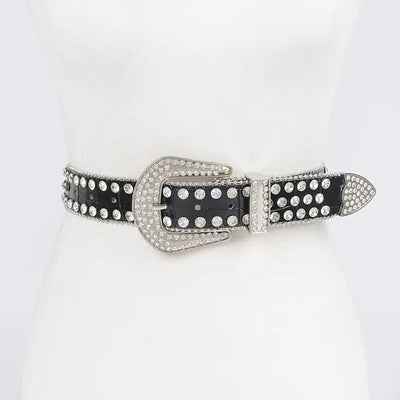 Multi Metal Stone Studded Belt-Multi - Infinity Raine
