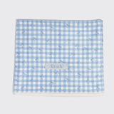 Kitsch Xl Hair Towel Wrap - Gingham Blue - Infinity Raine