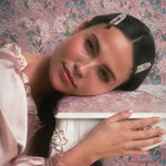 Bridgerton X Kitsch Creaseless Clips in Toile in Bloom - Infinity Raine
