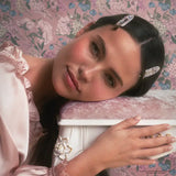 Bridgerton X Kitsch Creaseless Clips in Toile in Bloom - Infinity Raine