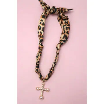 Handmade Scarf Charm Necklace - Infinity Raine
